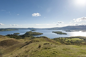 View from Conic Hill (361 m) to the south-west over Loch Lomond