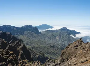 View across the countryside, Caldera de Taburiente National Park