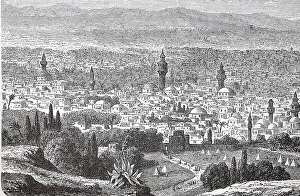 View of Damascus in 1880, Syria