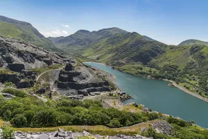 View from Dinorwic Quarry, near Llanberis
