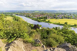 View of Dresden and the Elbe from Agneshohe