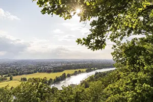 View of Dresden and the Elbe from Agneshohe