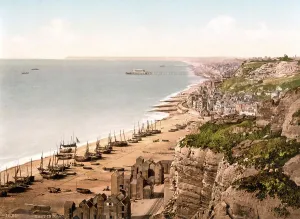 View from the East Cliff, Hastings