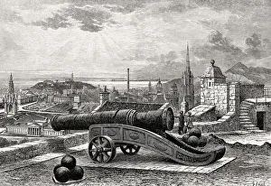 View of Edinburgh from the Mons Meg Battery
