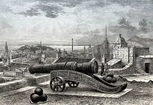 View of Edinburgh from the Mons Meg Battery