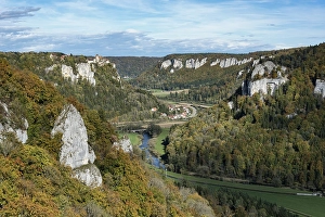 View from the Eichfelsen into Upper Danube Valley