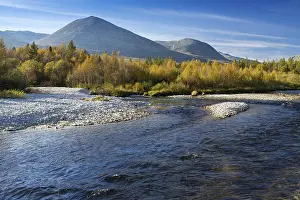 View over the Etna river to the Rondane National Park
