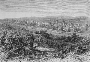 View of the Festung Weissenburg fortress in Alsace