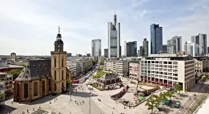 View of the financial district