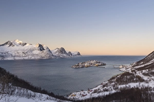 Category Scandinavia Prints: View of the fishing village Husoy