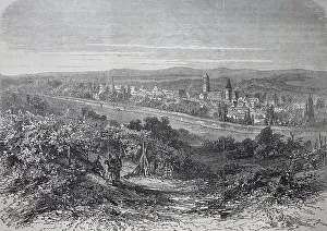 View of the fortress Weissenburg in Alsace