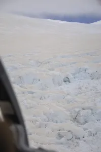 View over the Franz Josef Glacier