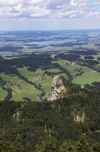 View from the Gaisbergspitze to the Nockstein and Wallersee