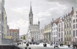 View of Gdansk, Long Market square