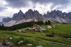 View of the Geisler, Dolomites
