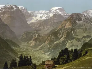 View of the Glarus Alps, Selbsanft
