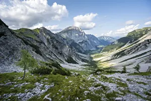 View over the Grammaital, mountain valley
