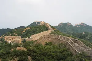 View of the Great Wall of China, China