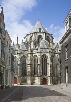 View from Grotekerksbuurt street Grote Kerk