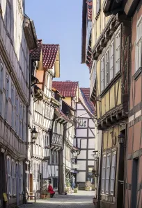 View of Hannoversch Muenden, Lower Saxony
