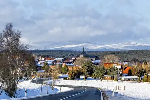 View of Hasselfelde in winter