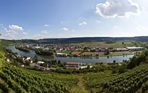View over Hassmersheim, Odenwald