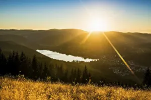 View from Hochfirst to Titisee and Feldberg