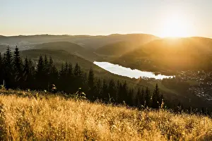 View from Hochfirst to Titisee and Feldberg