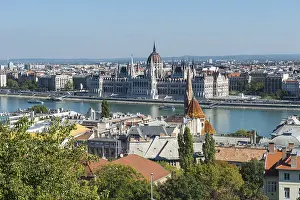 View of the Hungarian Parliament Building from Fisherman's Bastion