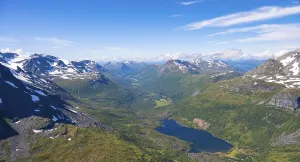 Category Mountain Landscapes Prints: View from the top of Innerdalstarnet