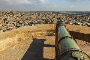 View of Jaisalmer city from Jaisalmer fort