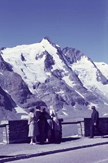 View from the Kaiser-Franz-Josefs-Hoehe to the Grossglockner and Adlersruhe