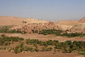 View of the Kasbah of Ait Ben Haddou, Morocco