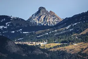 View from Kirwang, of the Allgau Alps