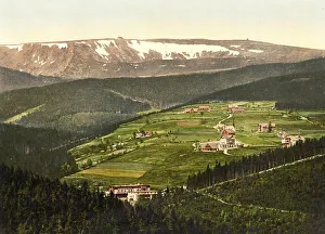 View of the KrkonoTe Mountains from Heidelberg