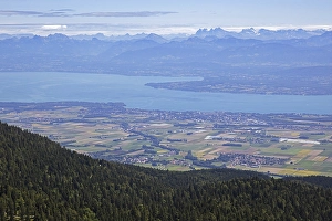 View from La Dole, mountain of the Jura