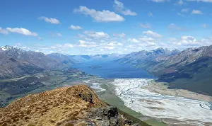 View of Lake Wakatipu from Mount Alfred