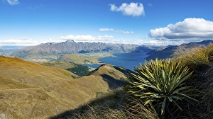 View of Lake Wakatipu and Mountain Range The Remarkables