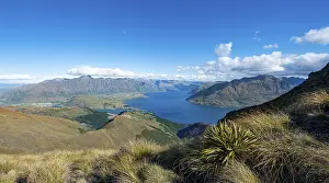 View of Lake Wakatipu and Mountain Range The Remarkables