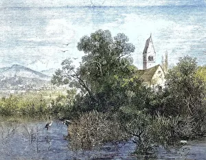 View of Lake Zurich, Lake Zurich
