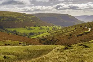 View over the landscape of the Brecon Beacons National Park