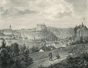 View of Lettowitz Castle, Letovice castle in Moravia