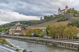 View of Marienberg Fortress from the Alte Mainbrucke