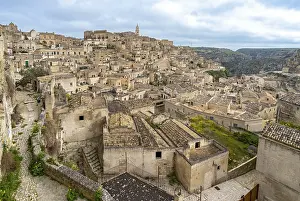 View of Matera, Sasso Caveoso, Basilicata, Italy