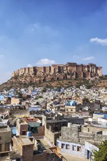 View of mehrangarh fort view during the day