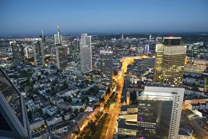 View from the Messeturm, Frankfurt's financial district