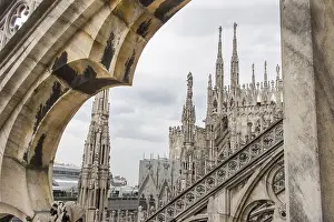 View from Milan Cathedral or Duomo di Milano