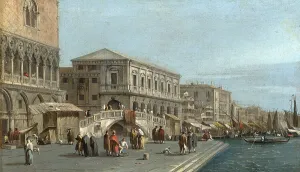 A View of the Mole and the Riva degli Schiavone in Venice