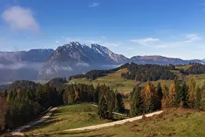 View from the Moosegg high plateau to the Hoher Goell