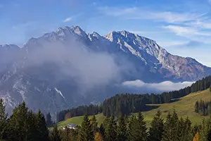 View from the Moosegg high plateau to the Hoher Goell